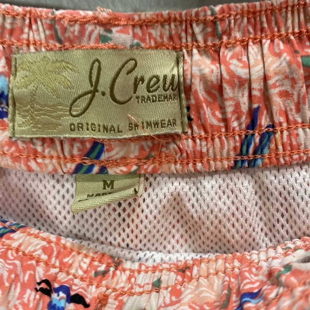 J crew floral‎ bird swim shorts BH007